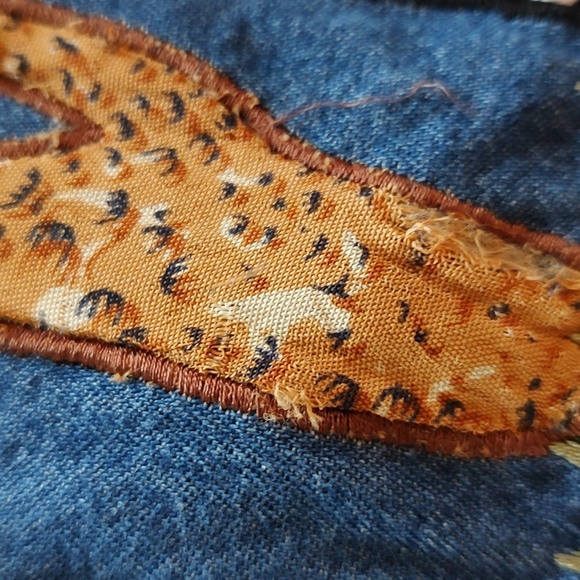 CAT EMBROIDERED Boho Denim Jacket SIZE MEDIUM SALE! - Picture 15 of 16